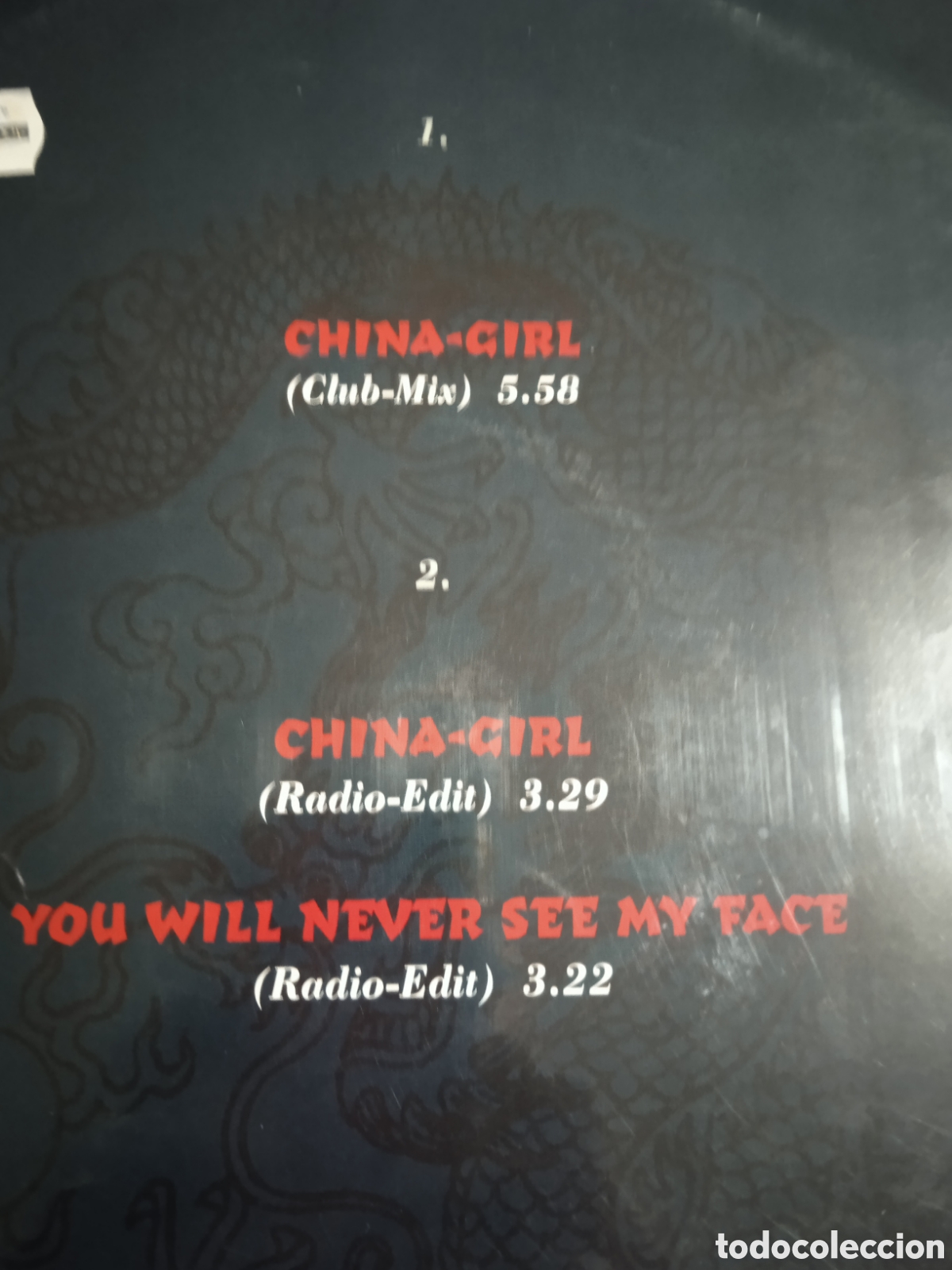 Discos de vinilo: Fun-tomas - china Girls. - Foto 2