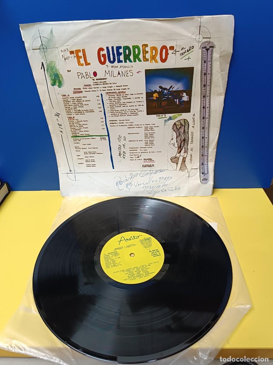 Discos de vinilo: EL GUERRERO - PABLO MILANES - DISCO DE VINILO - Foto 2