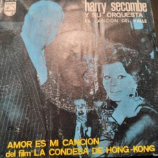 Discos de vinilo: HARRY SECOMBE - AMOR ES MI CANCION / LA CANCION DEL VALLE 1967