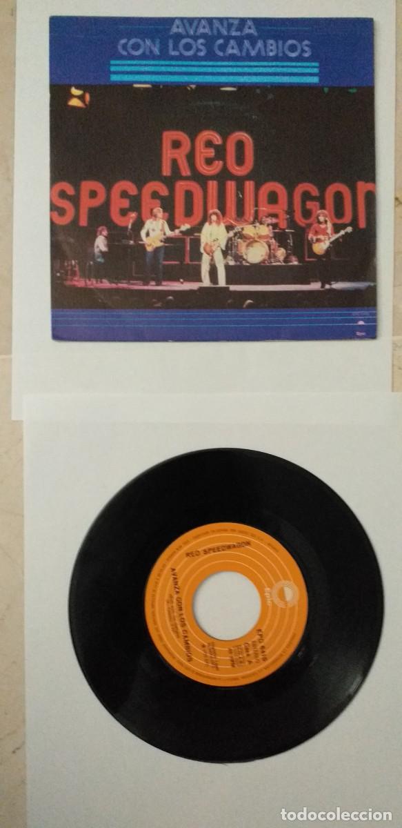 Discos de vinilo: REO SPEEDWAGON AVANZA CON LOS CAMBIOS SINGLE 1978 - Foto 1