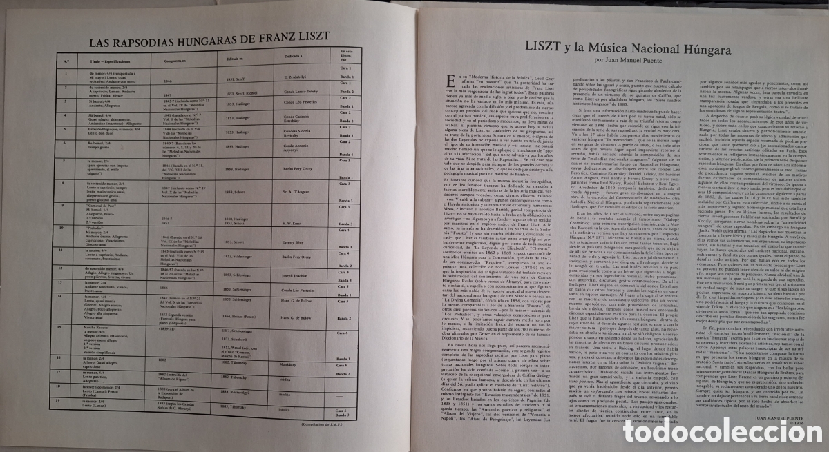 Discos de vinilo: Caja Las Rapsodias H&uacute;ngaras. Liszt. - Foto 3