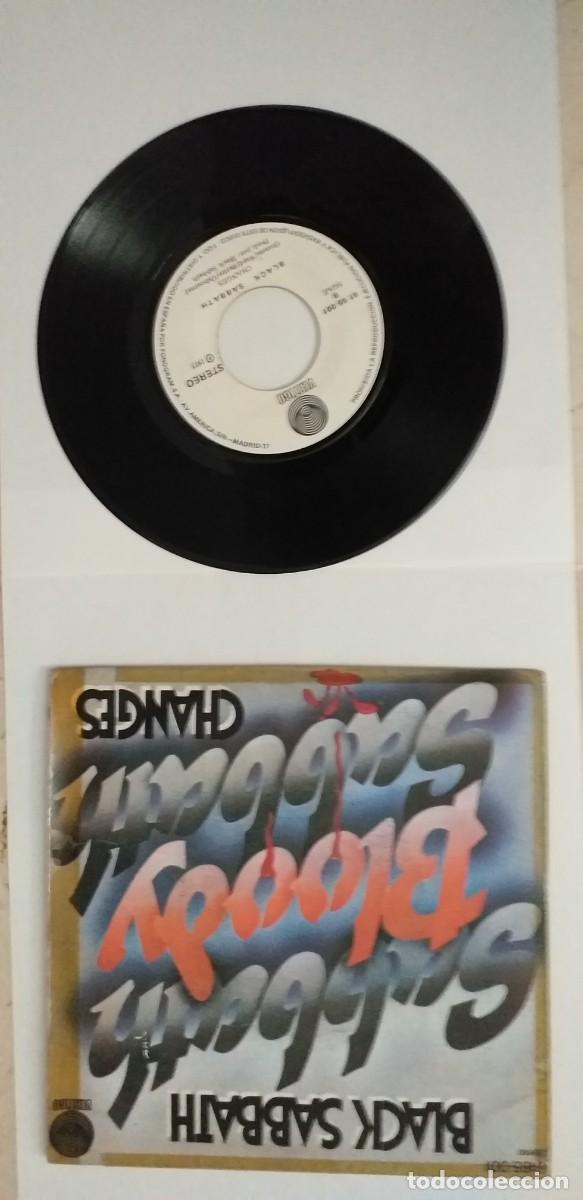 Discos de vinilo: BLACK SABBATH CHANGES SABBATH BLOODY SABBATH SINGLE 1973 - Foto 2