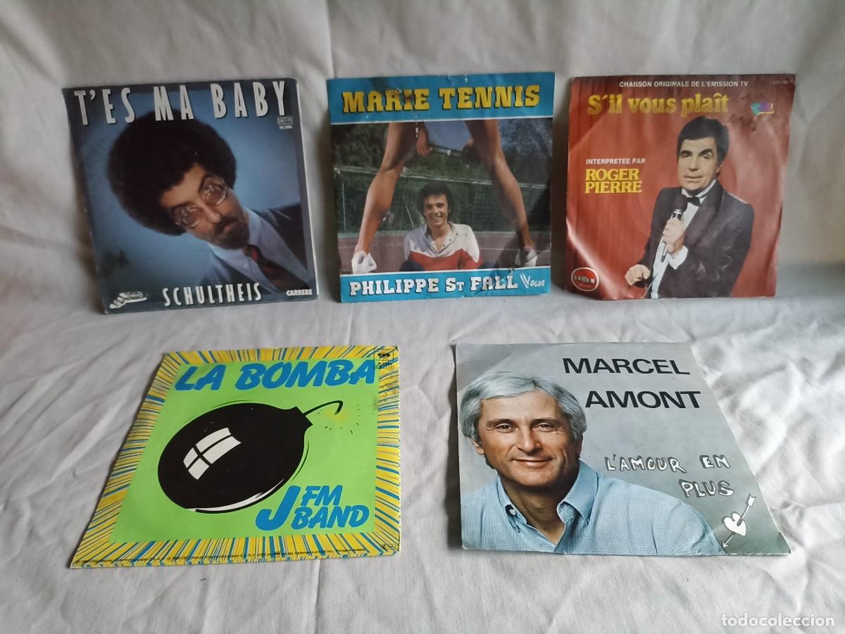 Discos de vinilo: Lote 5 discos de 45 rpm variados - Foto 1