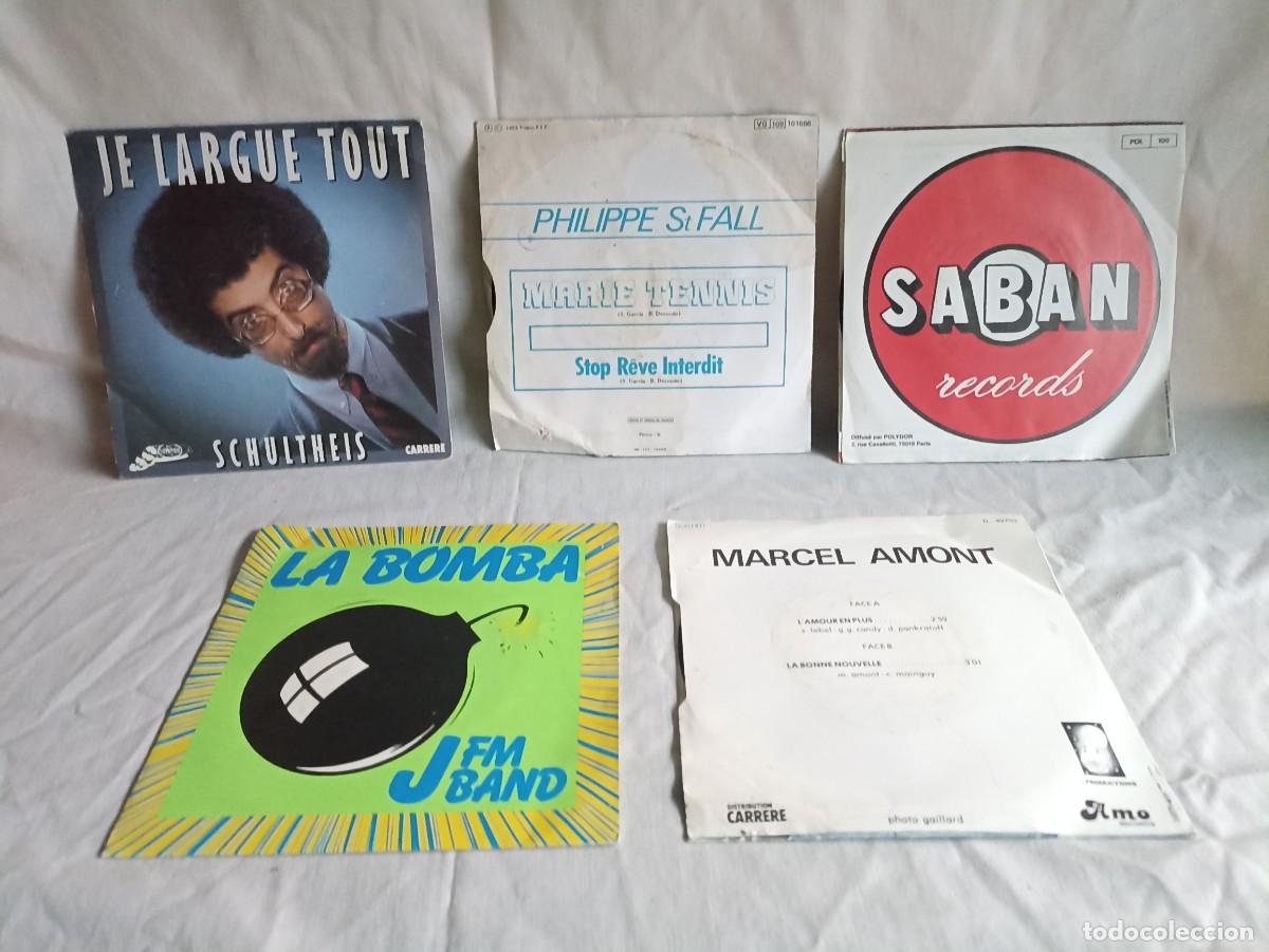 Discos de vinilo: Lote 5 discos de 45 rpm variados - Foto 2
