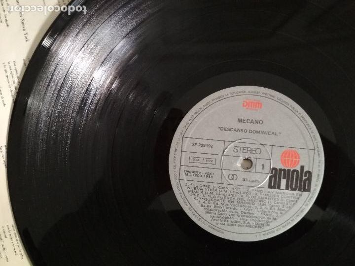 Discos de vinilo: mecano, descanso dominical,portada triple - Foto 4