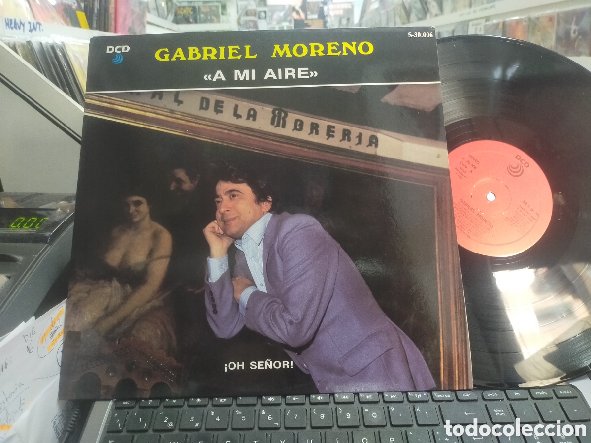 Discos de vinilo: Gabriel moreno LP a mi aire 1986 - Foto 1