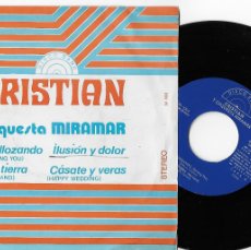 Discos de vinilo: CRISTIAN Y ORQUESTA MIRAMAR 7” SPAIN EP 45 SOLLOZANDO + 3 1976 SINGLE VINILO FUNK SOUL MANUEL GAS