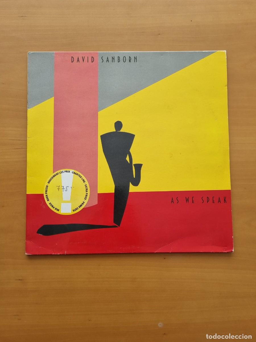 Discos de vinilo: DAVID SANBORN &rdquo;As We Speak&rdquo; - Foto 1