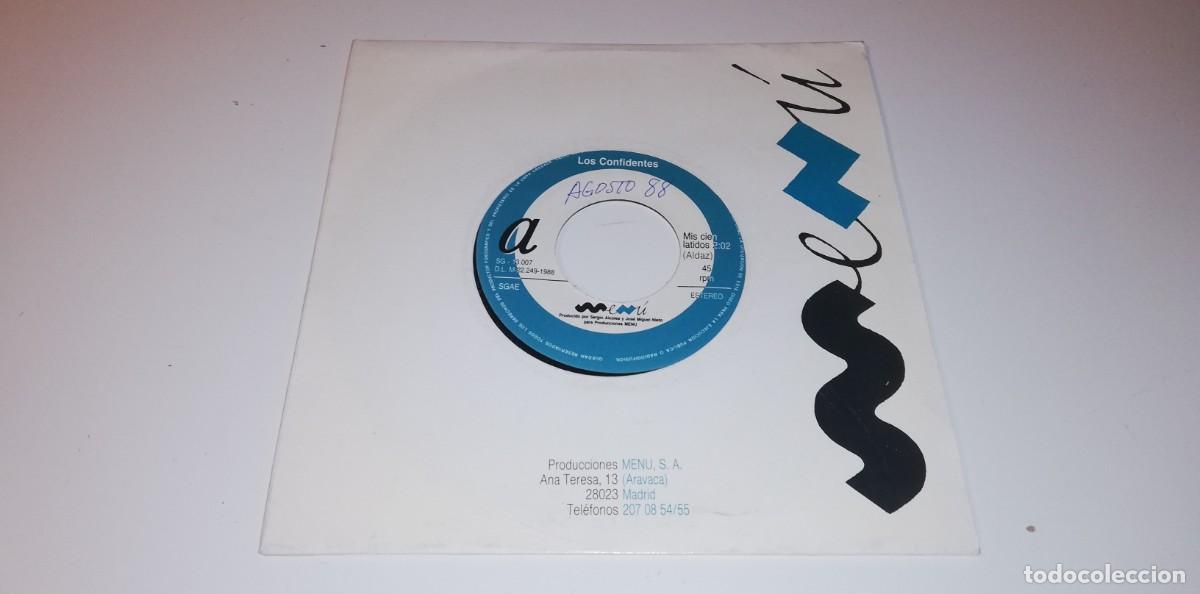 Discos de vinilo: S5-LOS CONFIDENTES - SINGLE 7&rdquo; - PORT VG+ DISC VG+ - Foto 1