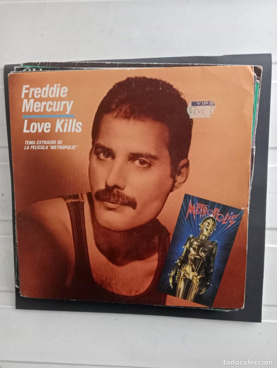 Discos de vinilo: Freddie Mercury - Love Kills (7&rdquo;, Single) 1984 - Foto 1