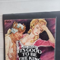 Discos de vinilo: MEL BROOKS - IT'S GOOD TO BE THE KING RAP - PARTE 1 Y 2 (7”, SINGLE, PROMO) 1981 ELECTRONIC
