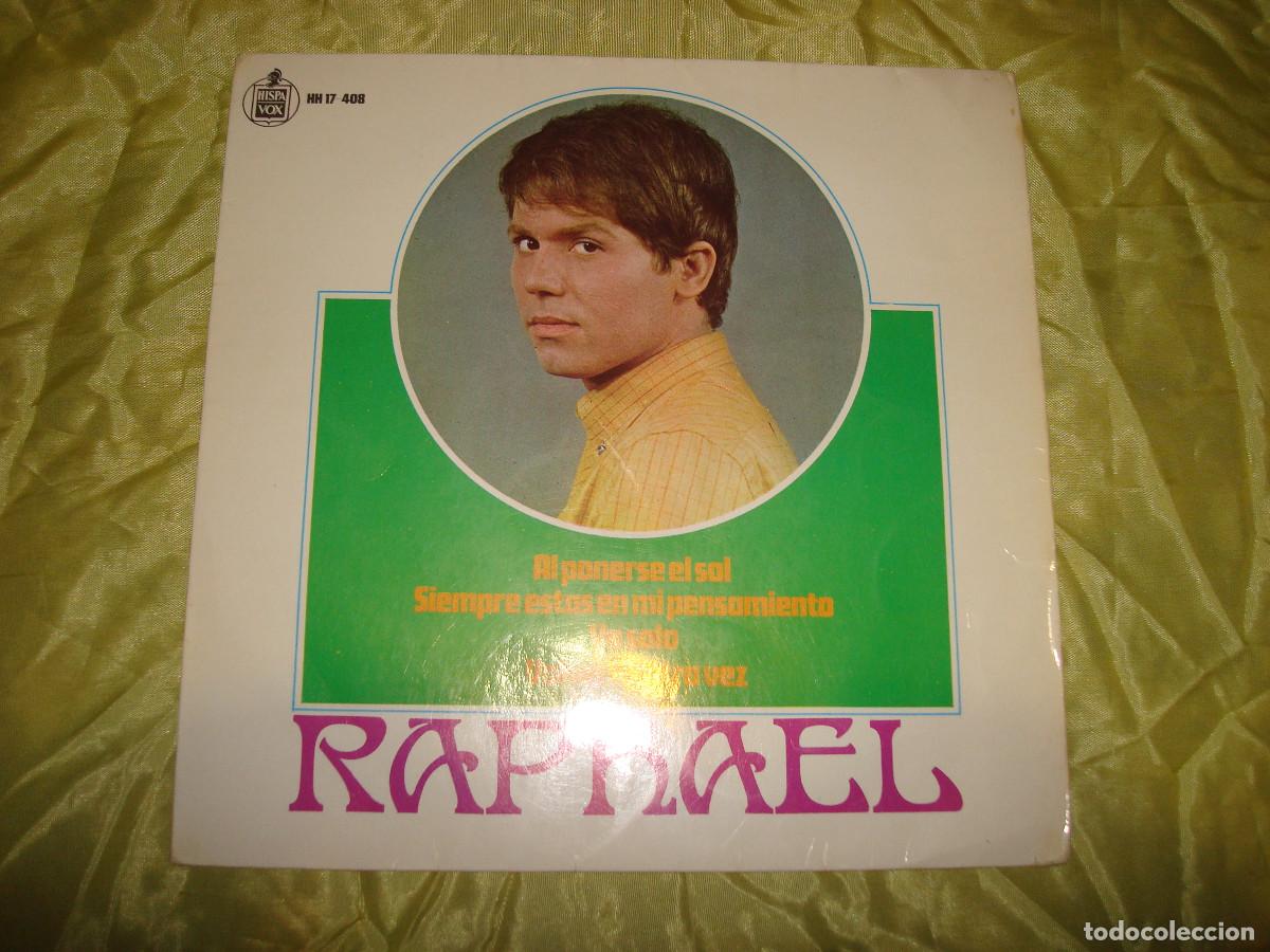 Discos de vinilo: RAPHAEL. AL PONERSE EL SOL + 3. EP. HISPAVOX, 1967 - Foto 1
