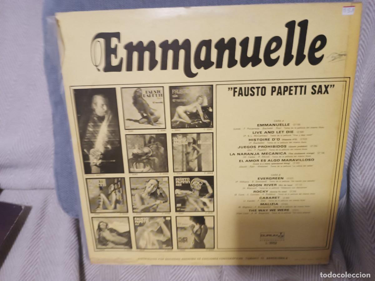 Discos de vinilo: Emmanuelle Fausto Papetti - Foto 2