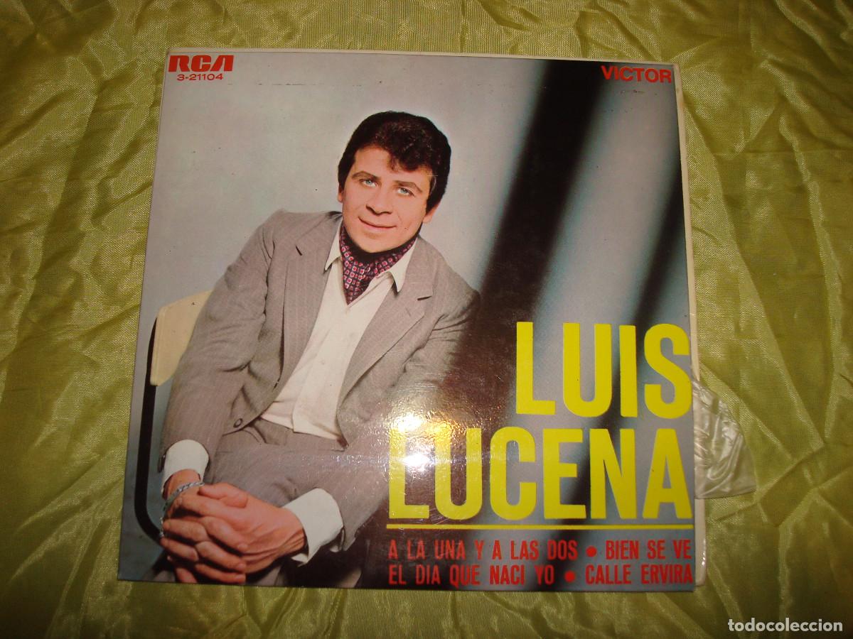 Discos de vinilo: LUIS LUCENA. A LA UNA Y A LAS DOS + 3. EP. RCA, 1970. IMPECABLE - Foto 1