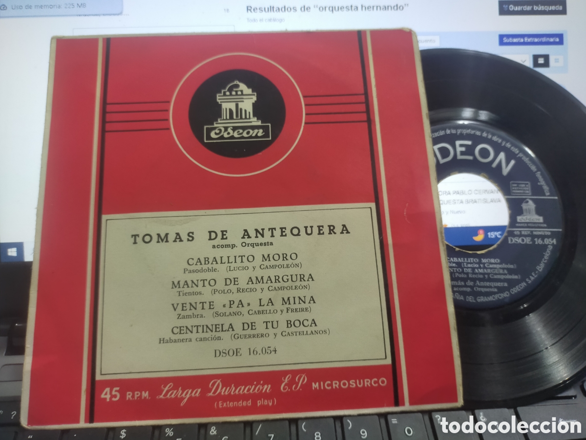Discos de vinilo: Tomas de Antequera ep caballito moro + 3 - Foto 1