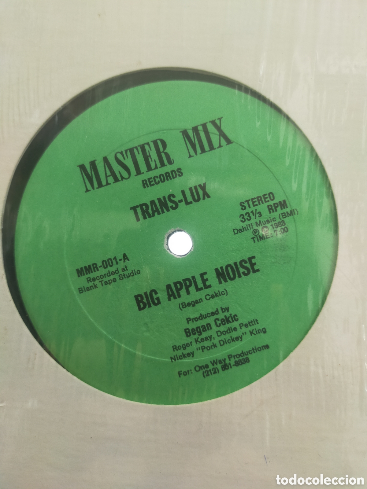 Discos de vinilo: Trans-lux maxi Big Apple noise 1983 - Foto 1