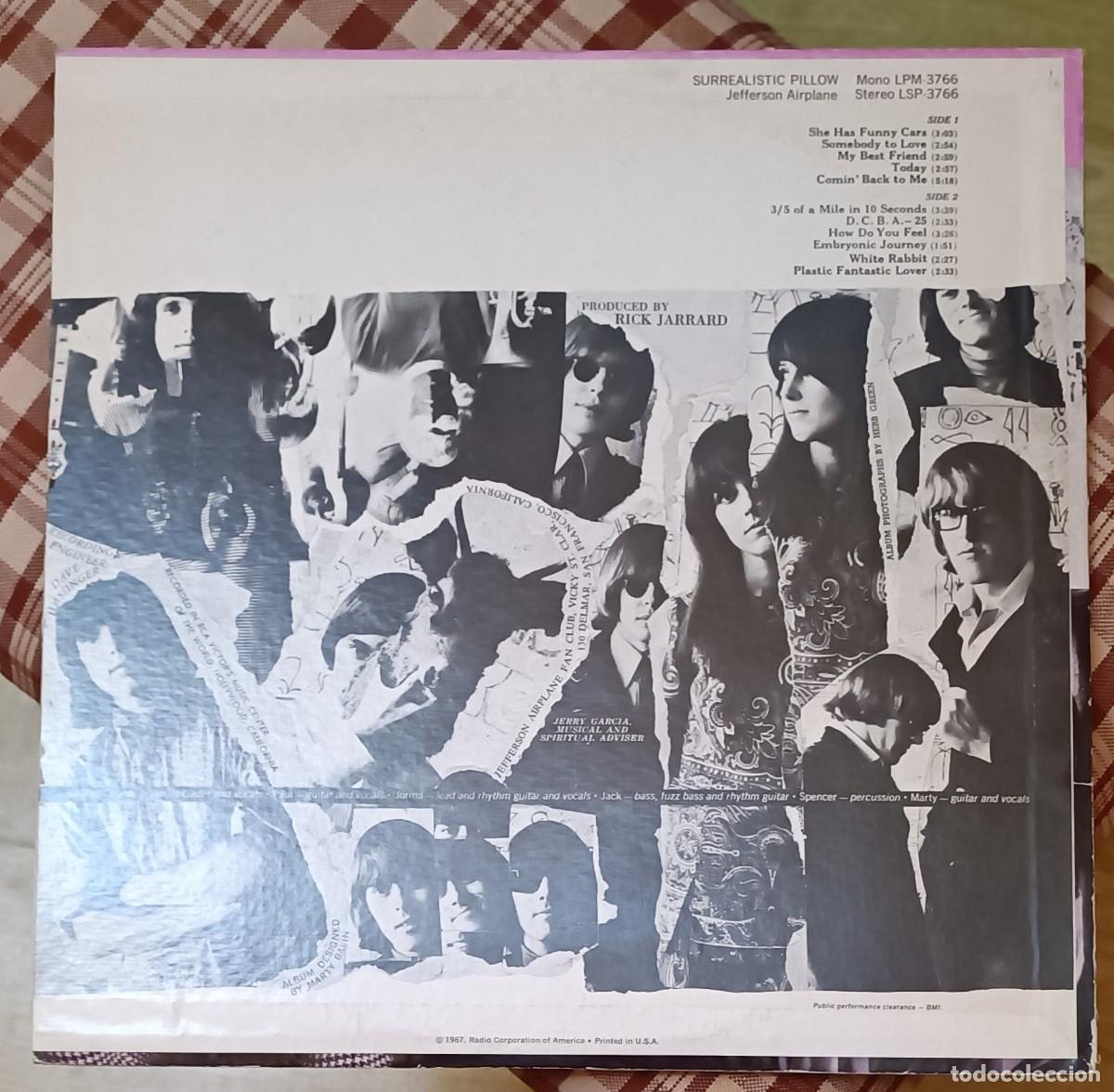 Discos de vinilo: Jefferson Airplane - Surrealistic pillow - Foto 4