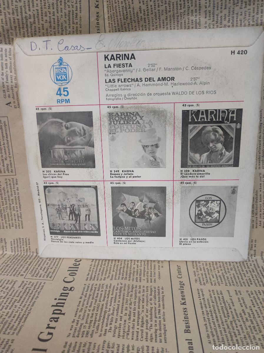 Discos de vinilo: Karina &ndash; La Fiesta - Foto 2