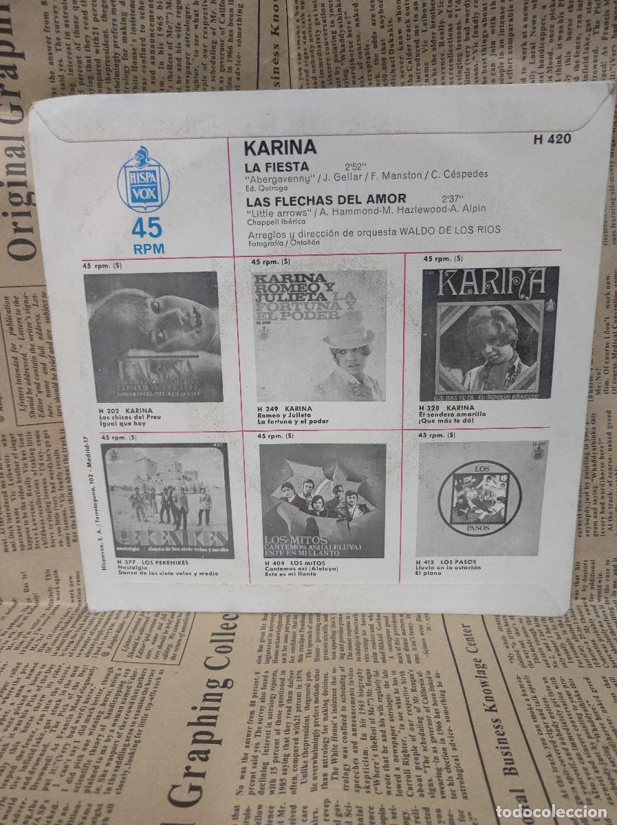 Discos de vinilo: Karina &ndash; La Fiesta - Foto 2