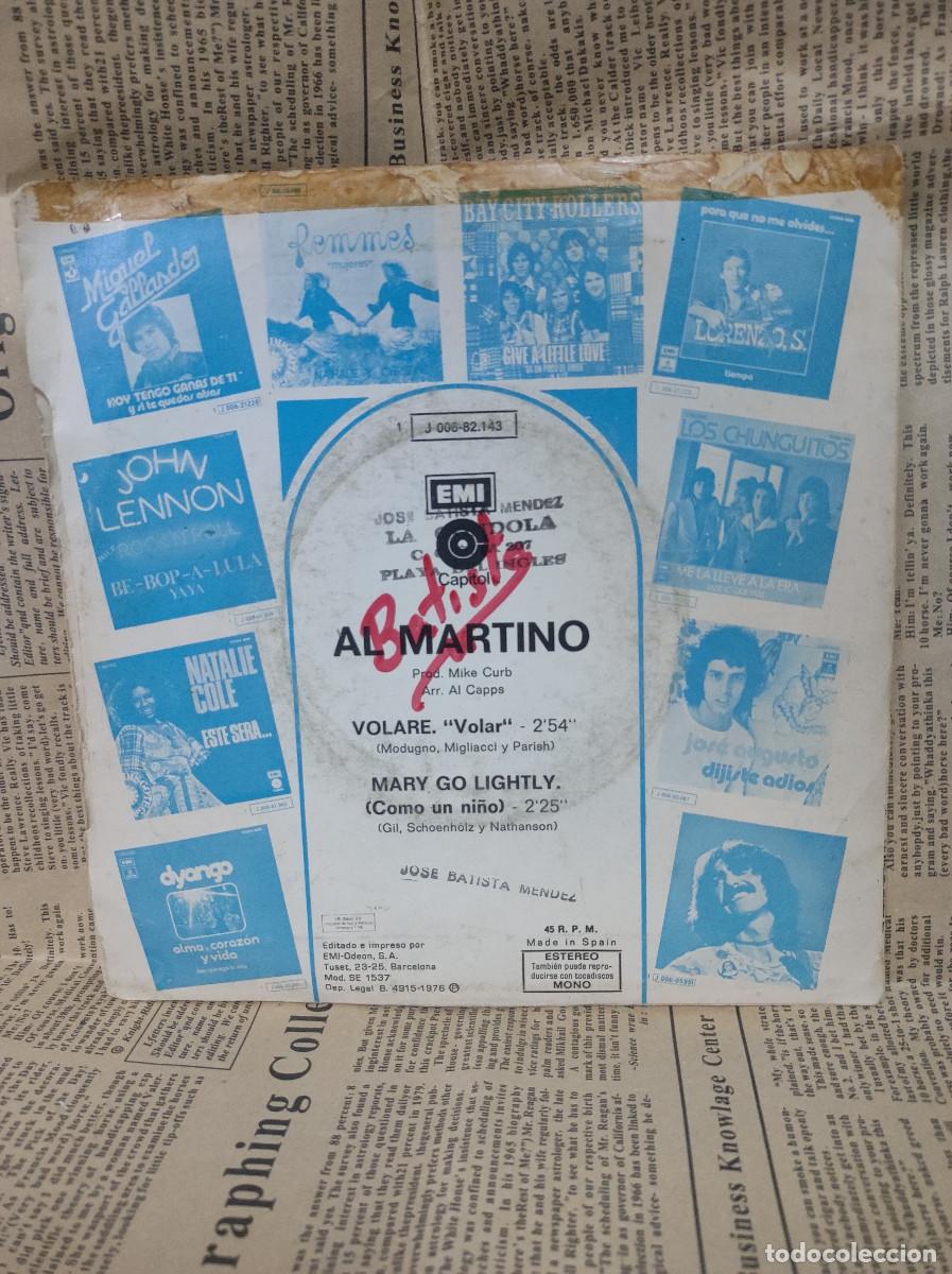 Discos de vinilo: Al Martino &ndash; Volare - Foto 2