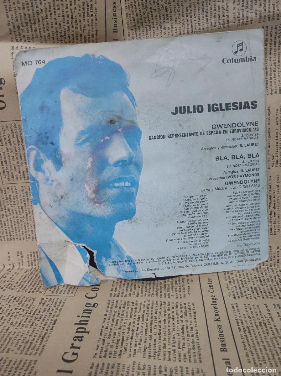 Discos de vinilo: Julio Iglesias &ndash; Gwendolyne - Foto 2