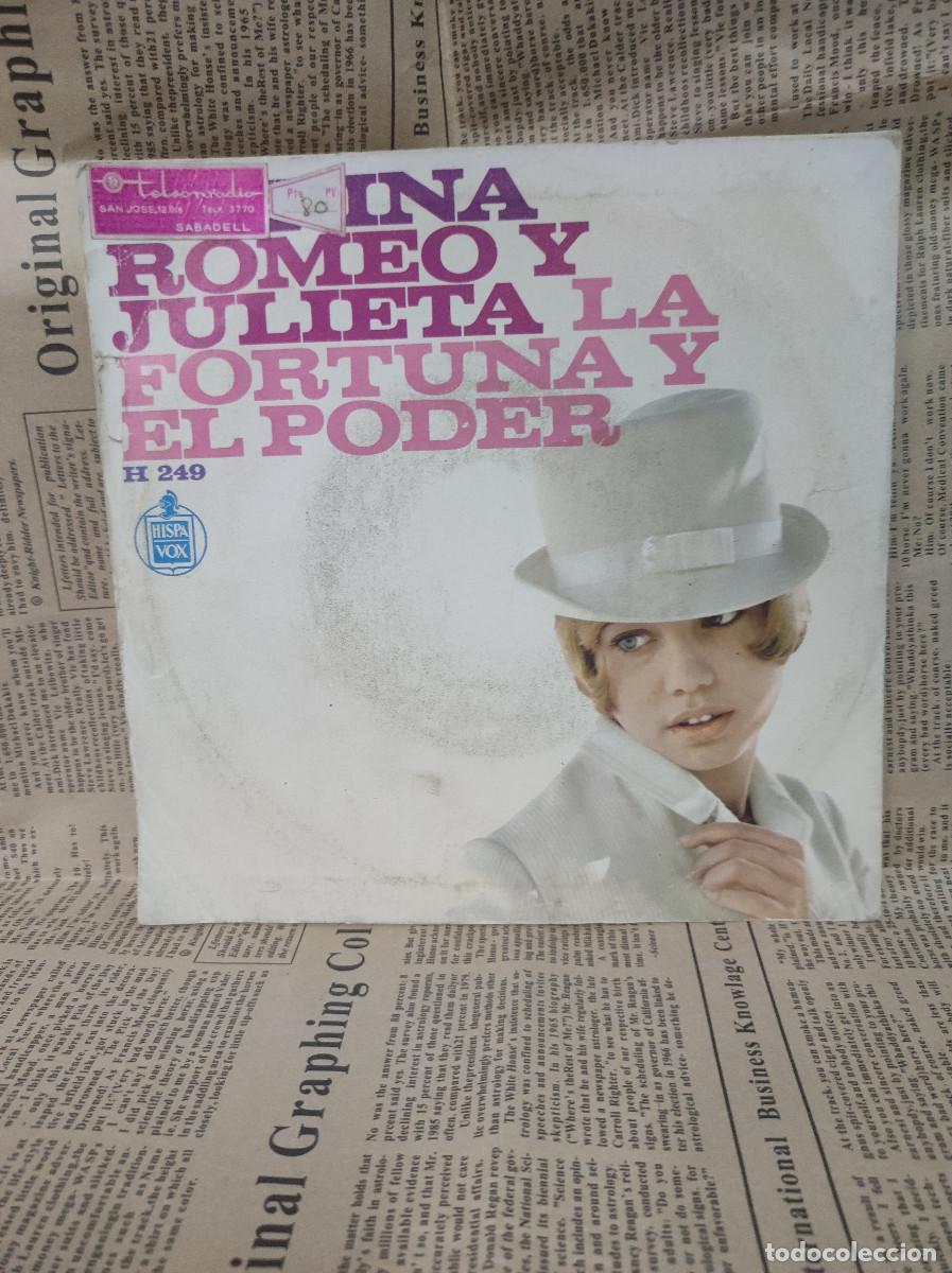 Discos de vinilo: Karina &ndash; Romeo Y Julieta / La Fortuna Y El Poder - Foto 2