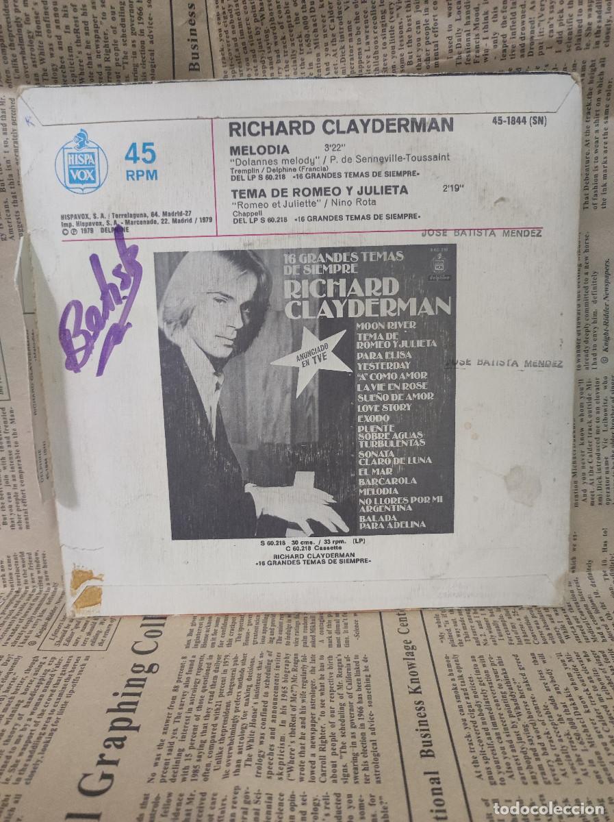 Discos de vinilo: Richard Clayderman &ndash; Melodia - Foto 2