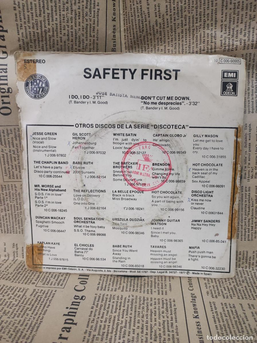 Discos de vinilo: Safety First &ndash; I Do, I Do - Foto 2