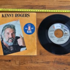 Discos de vinilo: DISCO DE VINILO DE 45 RPM DE KENNY ROGERS 1980, LADY
