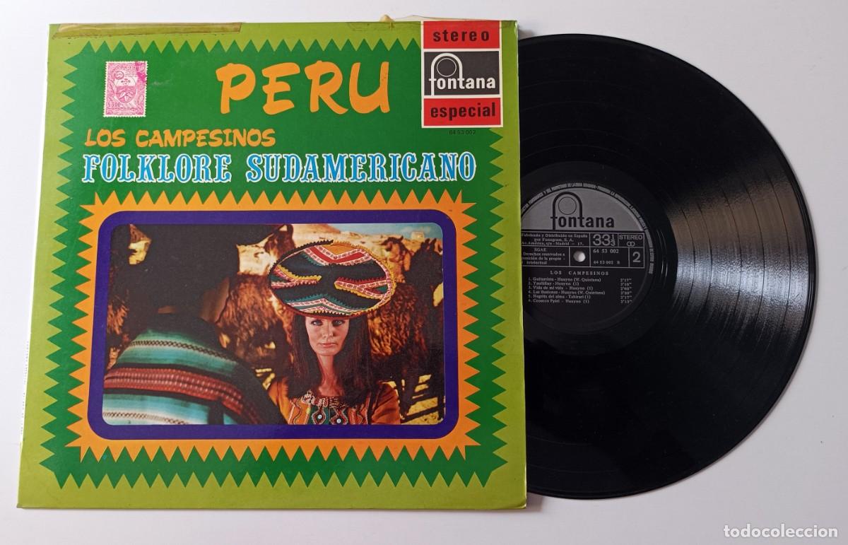 Vinyl records: LP LOS CAMPESINOS - PERU - FOLKLORE SUDAMERICANO