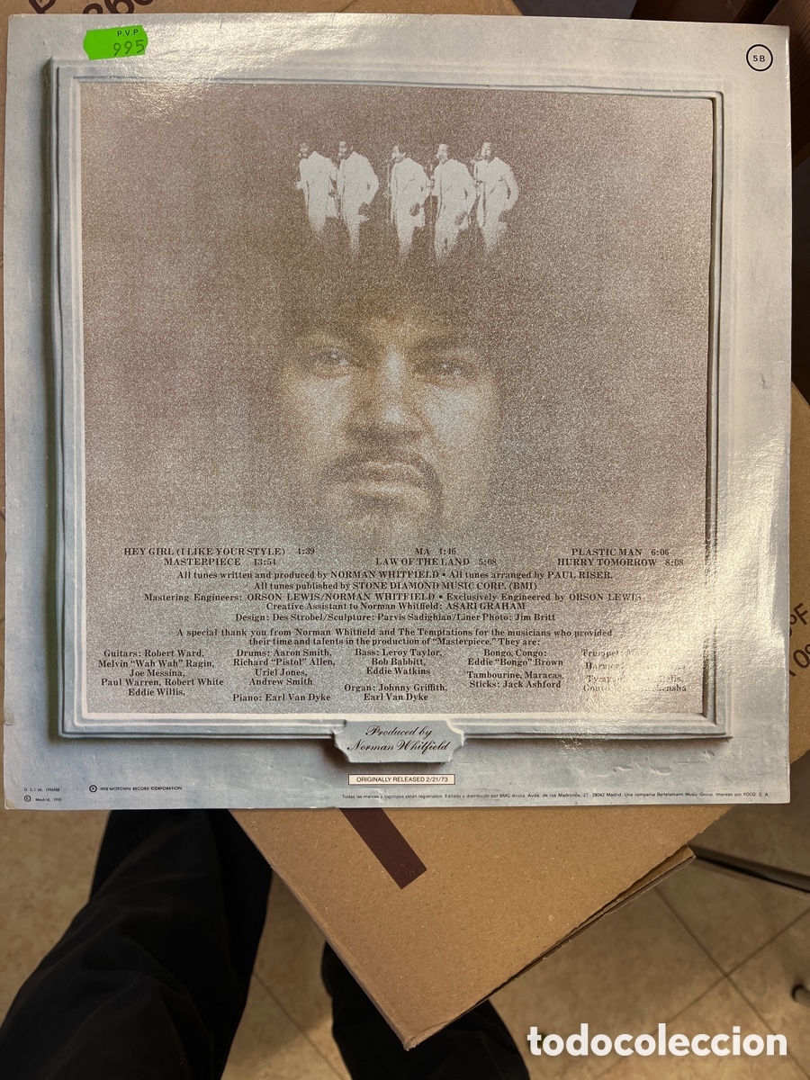 Discos de vinilo: Temptations. Masterpiece. LP - Foto 2