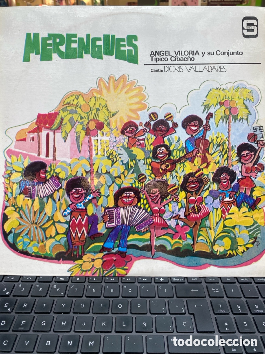 Disques de vinyle: ANGEL VILORIA Y SU CONJUNTO TIPICO CUBANO - CANTA DIORIS VALLADARES - MERENGUES LP NUEVO VENEZUELA