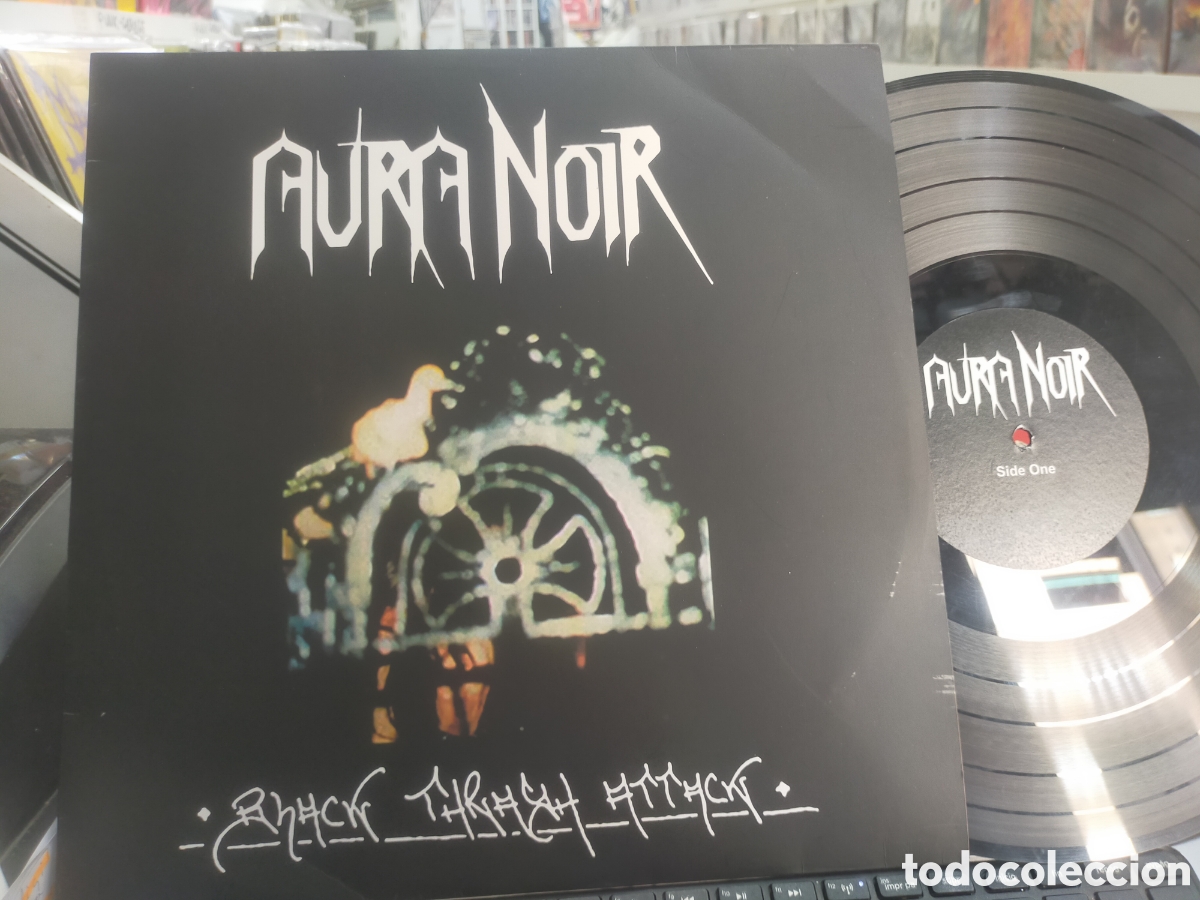 Discos de vinilo: Aura noir LP black thrash attack - Foto 1