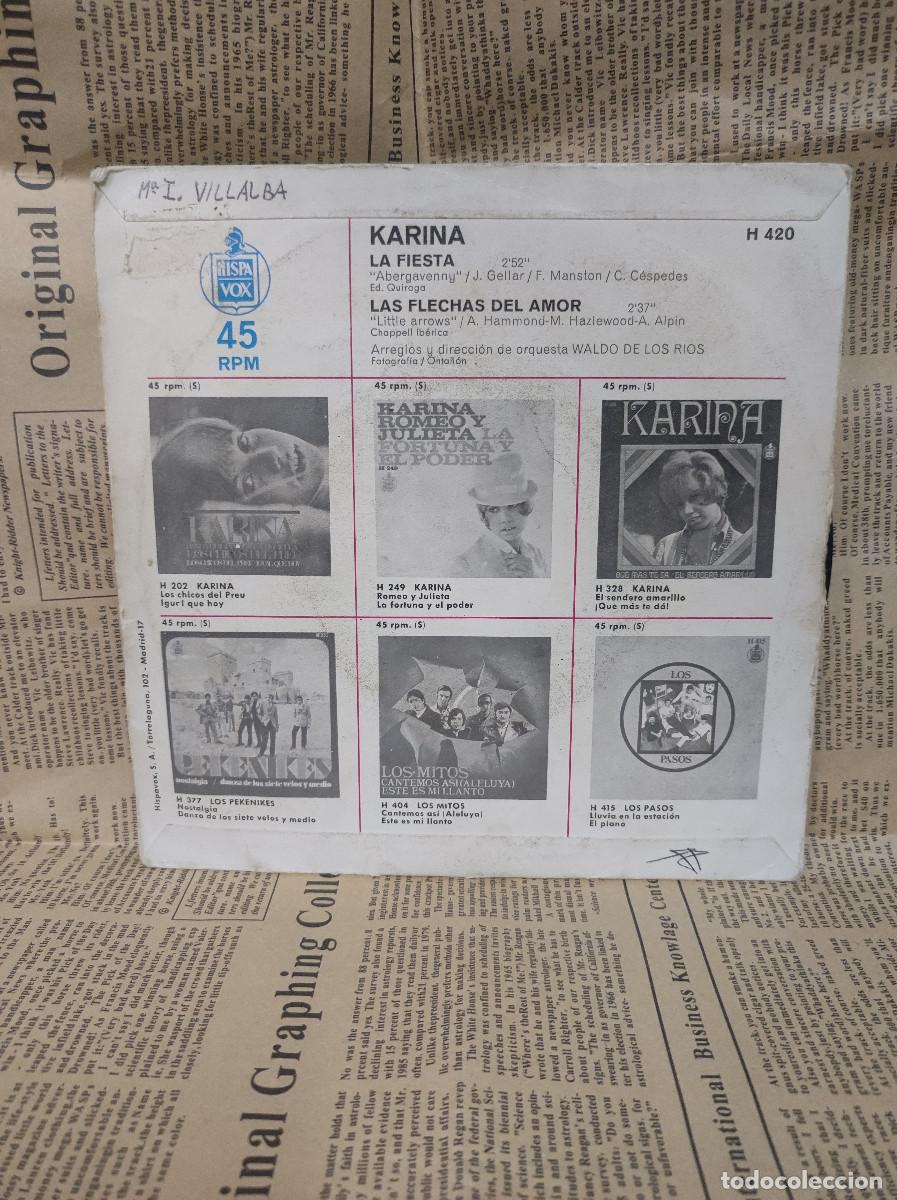 Discos de vinilo: Karina &ndash; La Fiesta - Foto 2