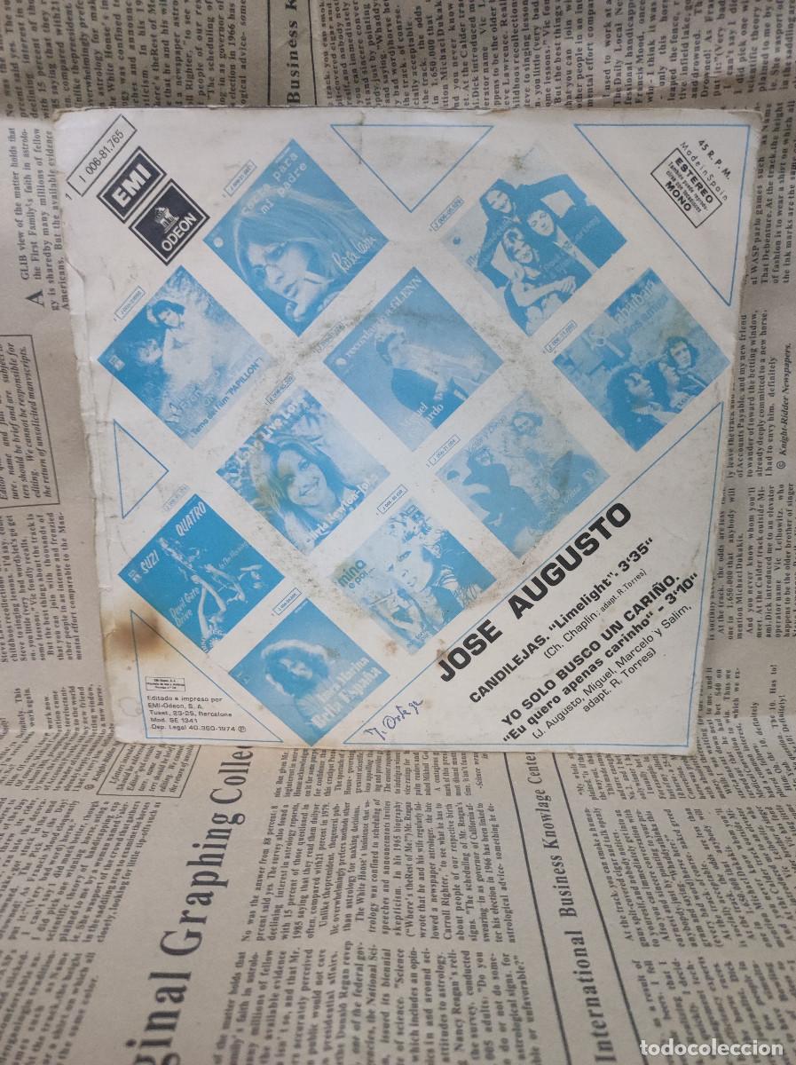Discos de vinilo: Jos&eacute; Augusto &ndash; Candilejas - Foto 2