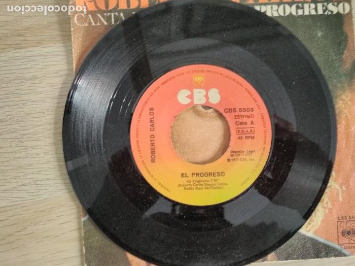 Discos de vinilo: roberto carlos, canta en espa&ntilde;ol,el progreso, ed espa&ntilde;ola 1977 - Foto 3