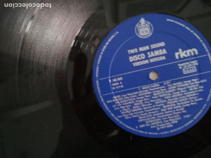 Discos de vinilo: Two Man Sound &ndash; Disco Samba (Versi&oacute;n Integra),1978,ed espa&ntilde;ola - Foto 3