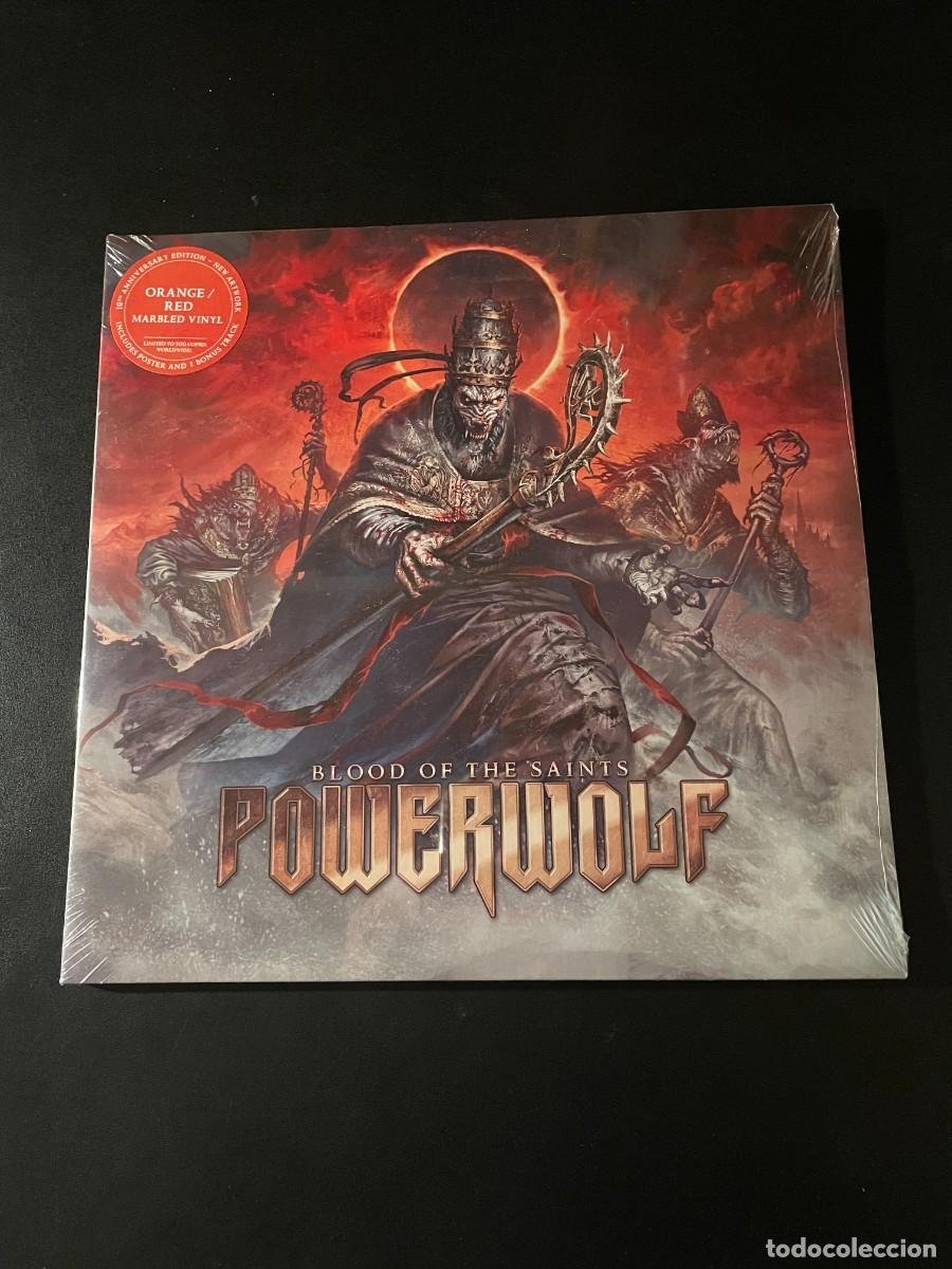 powerwolf blood of the saints vinilo naranja y - Compra venta en  todocoleccion