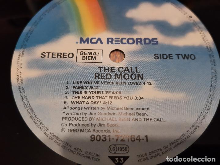 Discos de vinilo: THE CALL -RED MOON- (1990) LP DISCO VINILO - Foto 4