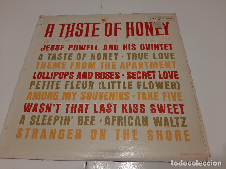 Disques de vinyle: JESSE POWELL AND HIS QUINTET -A TASTE OF HONEY- (1962) LP DISCO VINILO