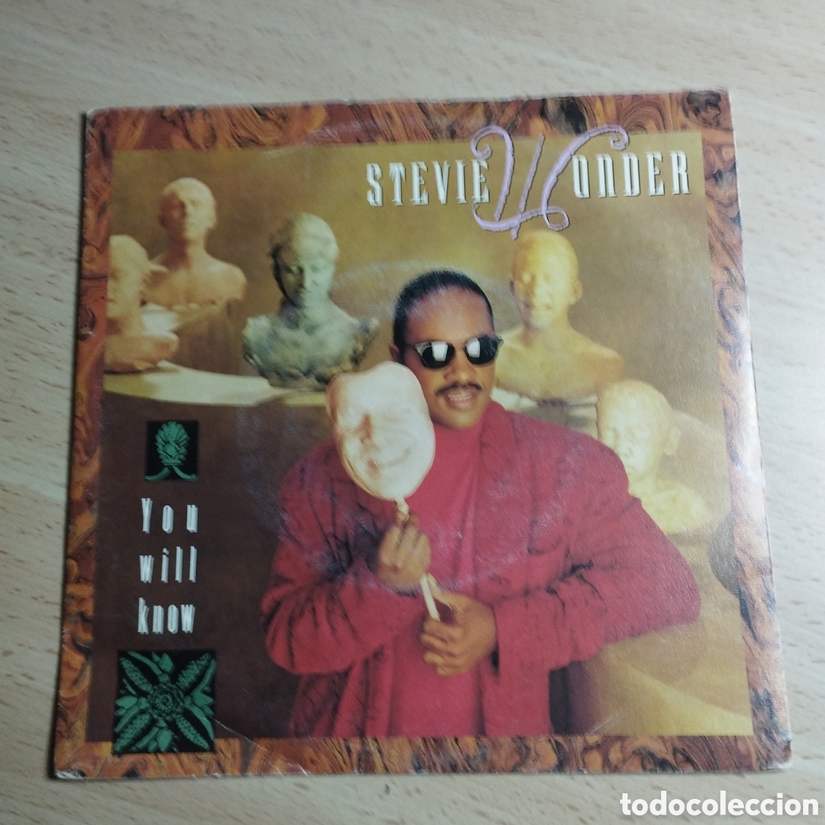 Discos de vinilo: Single 7&rdquo; Stevie Wonder 1987 You Will know. - Foto 1