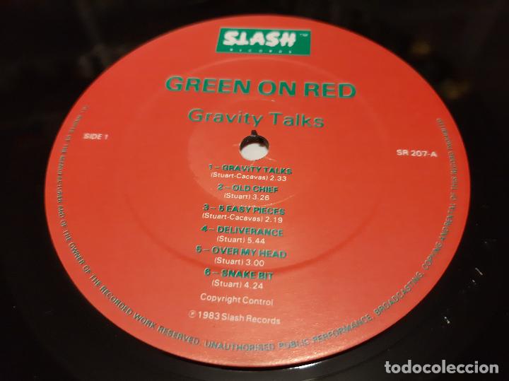 Discos de vinilo: GREEN ON RED -GRAVITY TALKS- (1985) LP DISCO VINILO - Foto 2