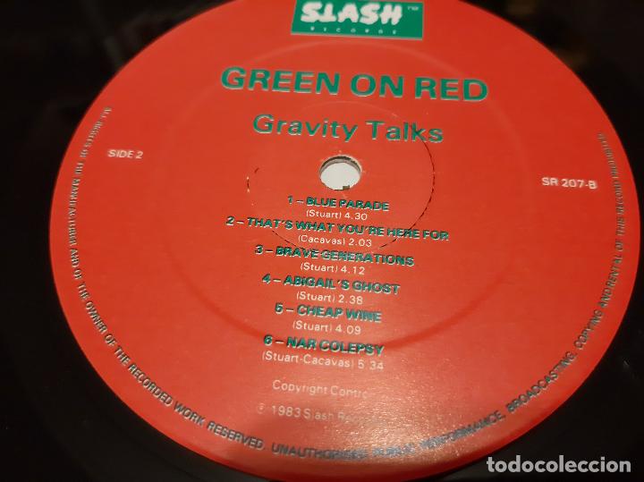 Discos de vinilo: GREEN ON RED -GRAVITY TALKS- (1985) LP DISCO VINILO - Foto 3