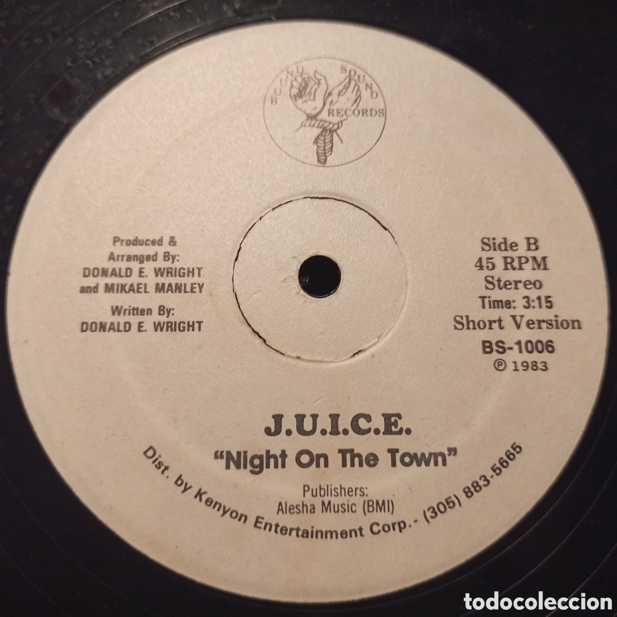 Discos de vinilo: J.U.I.C.E. - Night On The Town (12&rdquo;) - Foto 1