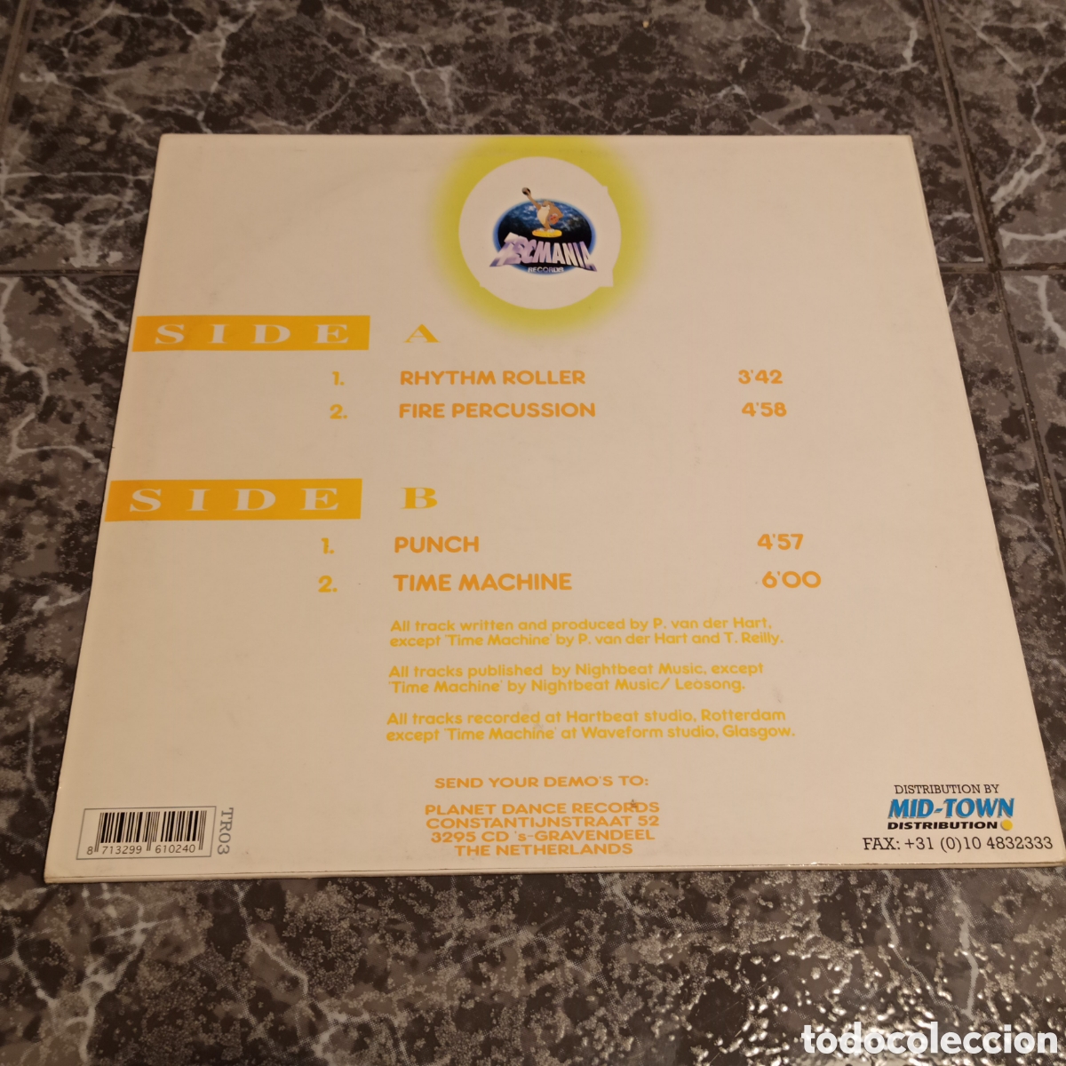 Discos de vinilo: Tecmania Rebel - Rhythm Roller (12&rdquo;) - Foto 2