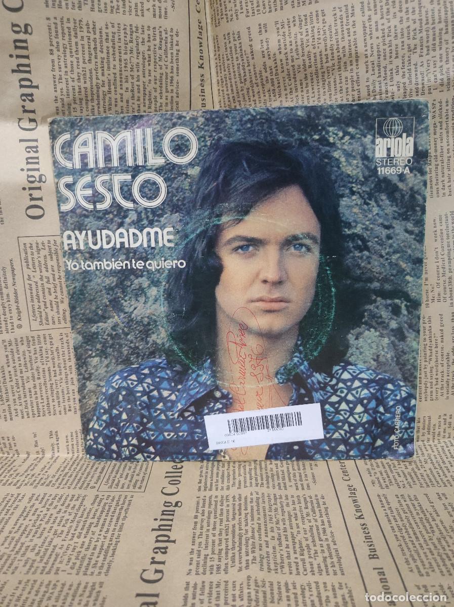 Discos de vinilo: Camilo Sesto &ndash; Ayudadme - Foto 2