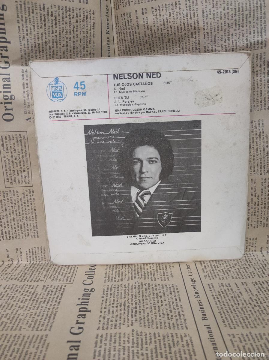 Discos de vinilo: Nelson Ned &ndash; Tus Ojos Casta&ntilde;os - Foto 2