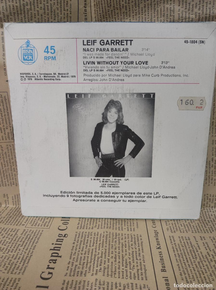 Discos de vinilo: Leif Garrett &ndash; Naci Para Bailar - Foto 2