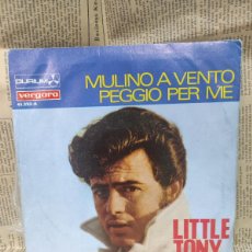 Discos de vinilo: LITTLE TONY – MULINO A VENTO / PEGGIO PER ME