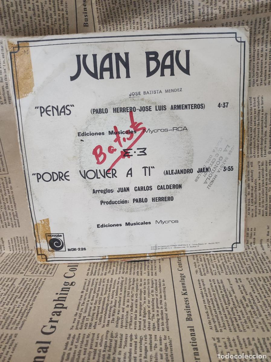 Discos de vinilo: Juan Bau &ndash; Penas - Foto 2